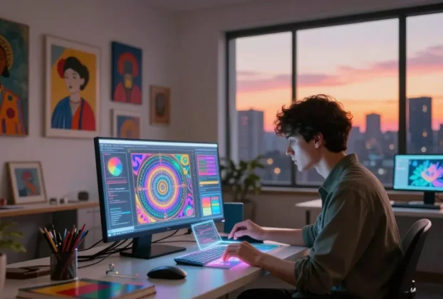 exemplo de imagem para prompt ultra-realista gerada por IA com iluminação golden hour