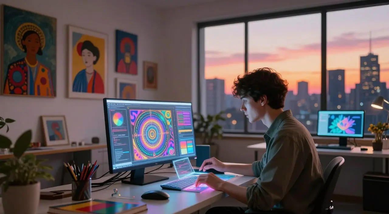exemplo de imagem para prompt ultra-realista gerada por IA com iluminação golden hour